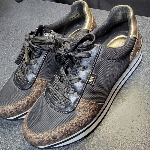 Michael Kors Black and Brown Sneakers - Picture 4 of 4